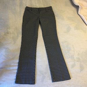 NEW! Express columnist black white dress pants 2R